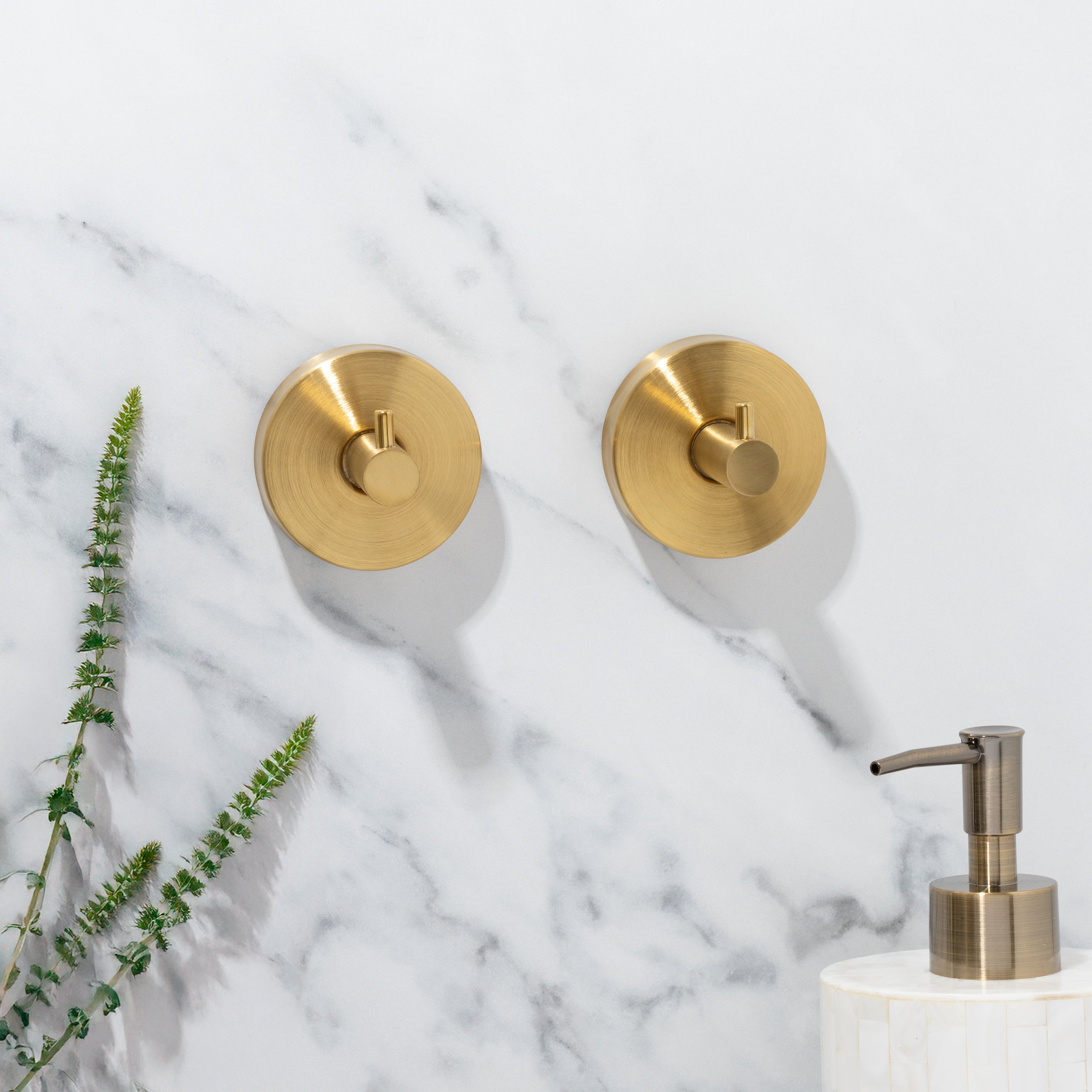 Modern Slim Hooks | Removable + Reusable